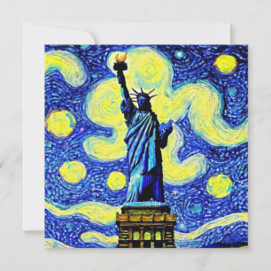 Estátua da Noite Estrelada da Liberdade em Nova Io