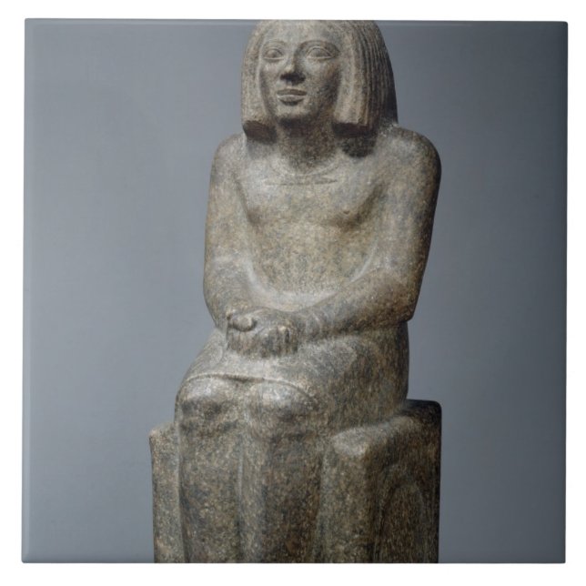 Estátua de Ankh, padre de Horus, Pe Dynastic (Frente)
