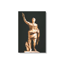 Estátua de Augustus Caesar Canvas