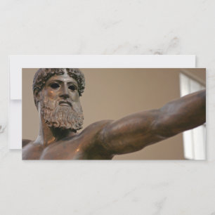 Estátua de bronze Zeus na Grécia de Atenas