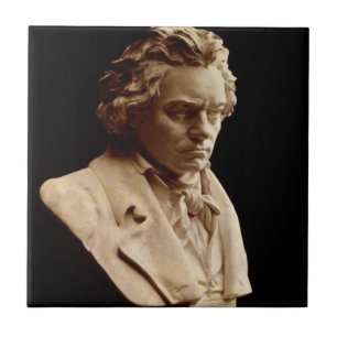 Estátua de busto de Beethoven