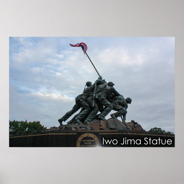Estátua de Iwo Jima Poster (Frente)