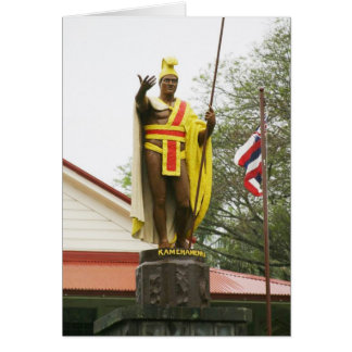 Estátua de King Kamehameha - Cartão