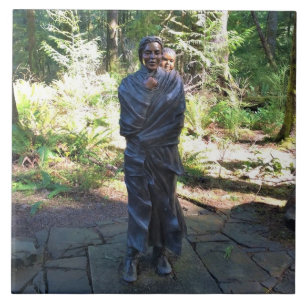 Estátua de Sacagawea, Fort Clatsop, Astoria, Oreg