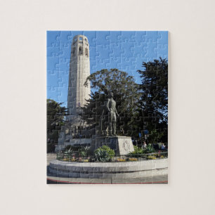 Estátua de Torre Coit e Columbus #3 Quebra-cabeça 