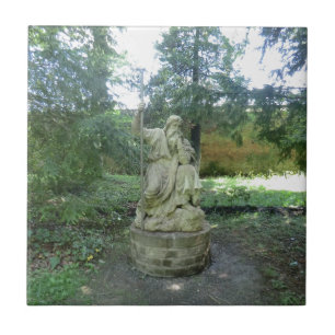 Estátua de um Druid de Galês em Erddig Salão