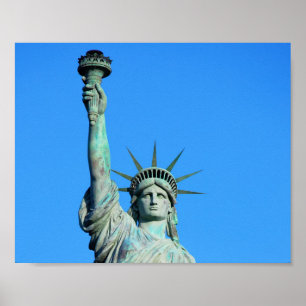 Estátua do poster da parede da Liberdade