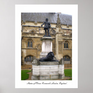Estátua do poster de Oliver Cromwell