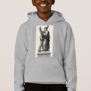 Estátua do Santo Andrew Apostle com cruz