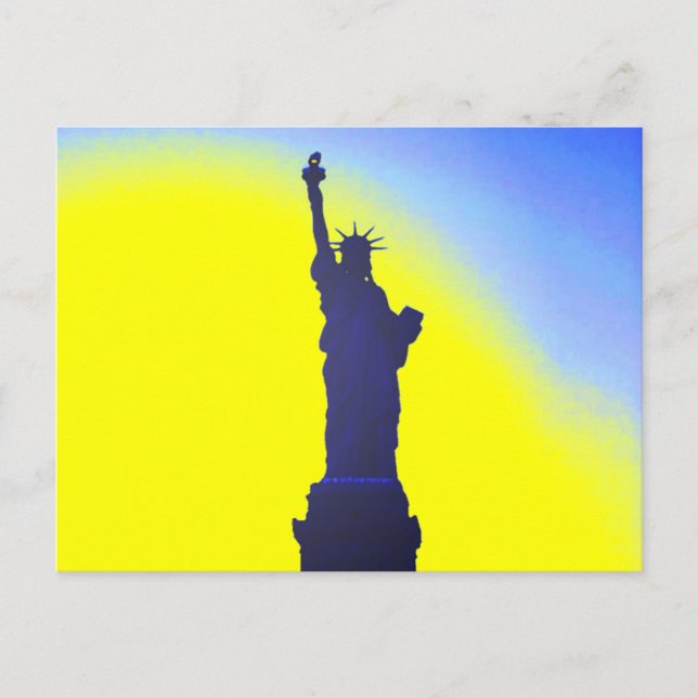 Estátua dos Cartões Postes da Liberdade (Frente)