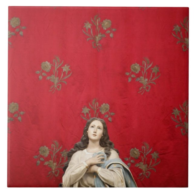 Estátua em uma igreja de Spaccanapoli, Nápoles do (Frente)