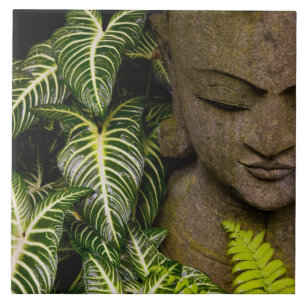 Estátua em uma informações sobre localização 