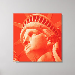 Estátua Vermelha da Canvas da Liberdade