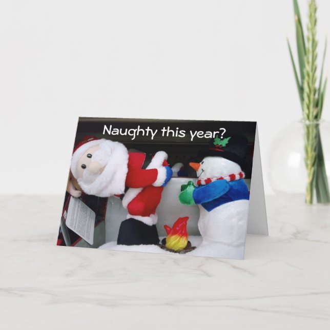 ESTE ANO? ESTÁ BEM COMIGO! CARTÃO DE NATAL (Frente)