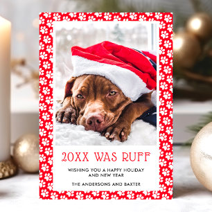 Este Ano Foi Cartão de Natal de Foto de Animal de