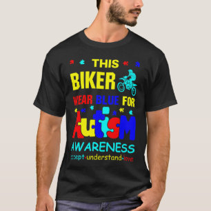 Este Biker Veste Azul para Camisa de Consciência