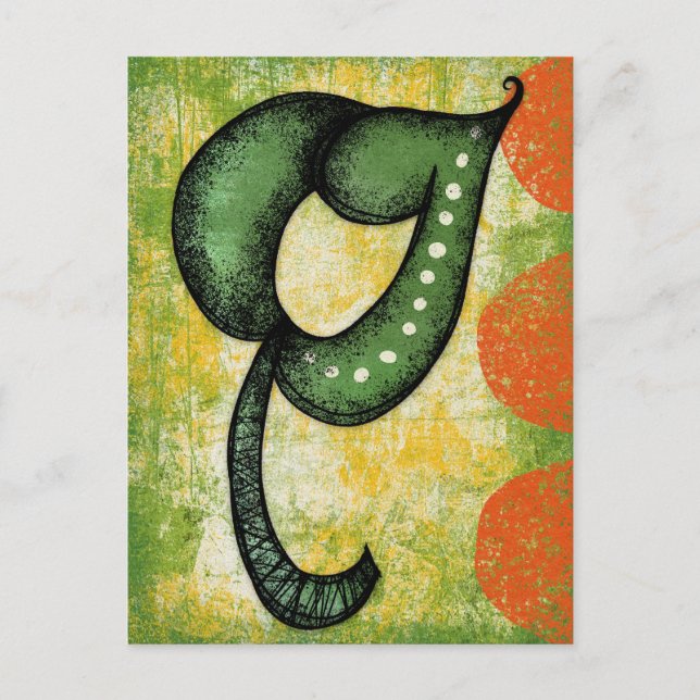 Este Cartão Postal de Folha Singular (Frente)