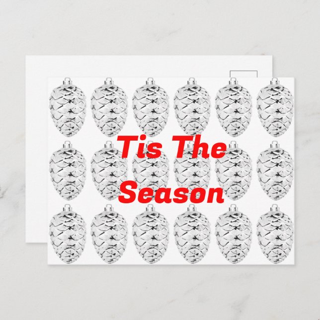 Este Cartão Postal De Natal Da Época (Frente/Verso)