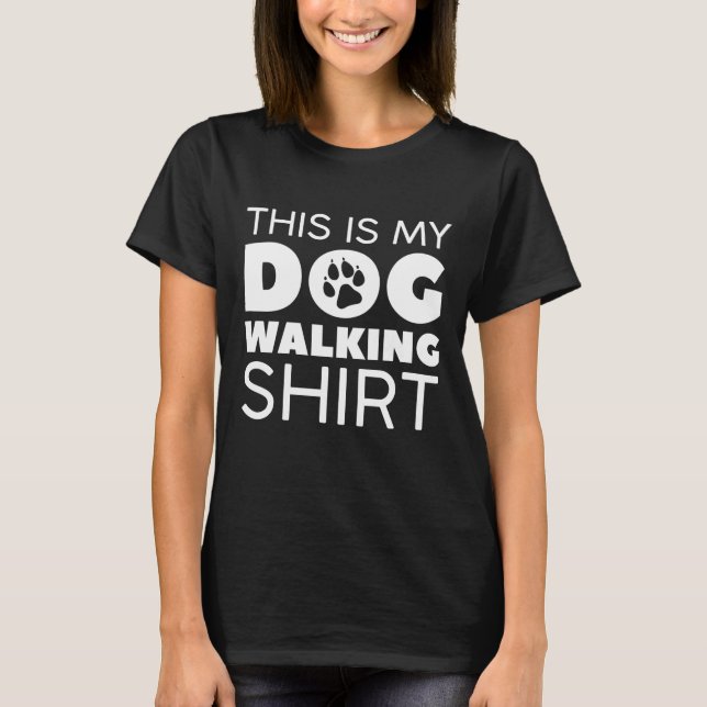 Este É Meu Cachorro Andando Camisa (Frente)