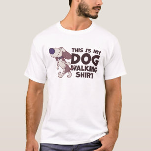 Este É Meu Cachorro Caminhando Camisa Com Cachorro
