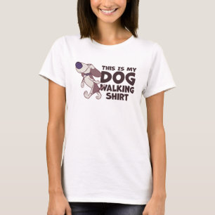 Este É Meu Cachorro Caminhando Camisa Com Cachorro