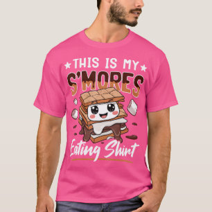 Este É Meu S'Mores Comendo Camisa Engraçado Kawaii