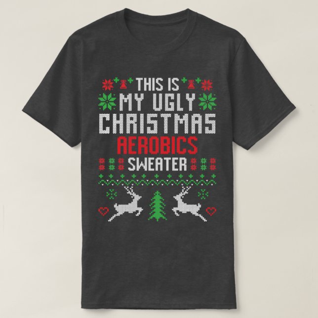 Este É Meu Suéter De Aeróbica De Natal Útil (Frente do Design)