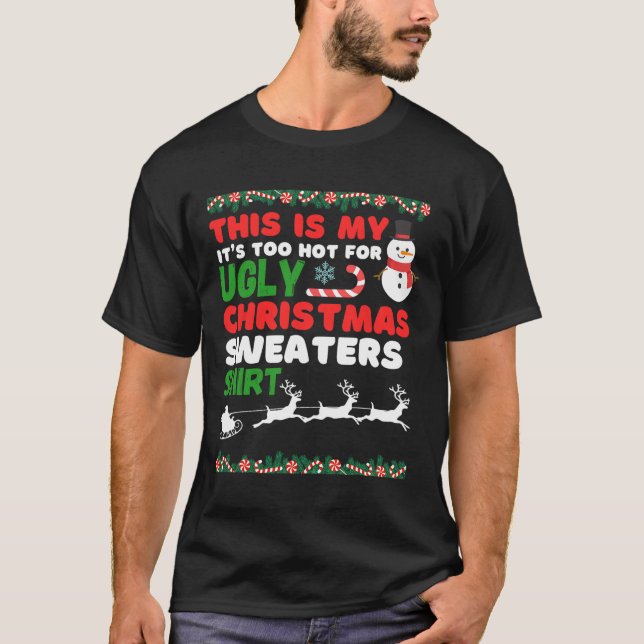Este É Meu Suéter Feio De Natal Em Julho Mulheres  (Frente)