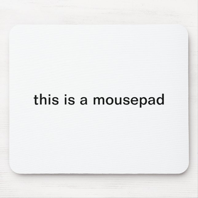 "este é mousepad de um mousepad" (Frente)