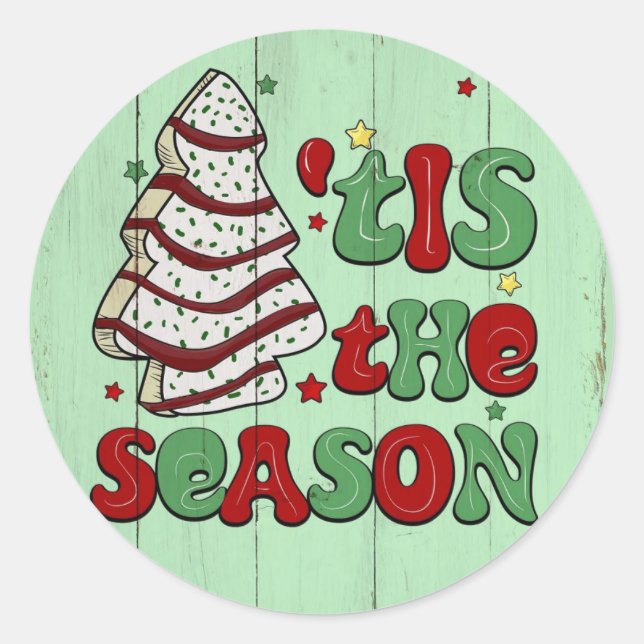 Este é o adesivo de árvore de Natal bonito para a  (Frente)