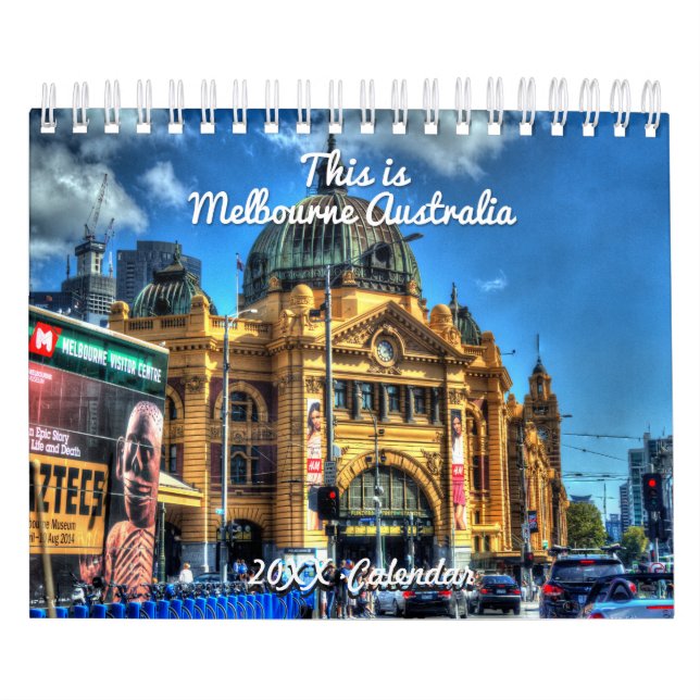 Este é o Calendário da Austrália Melbourne (Capa)