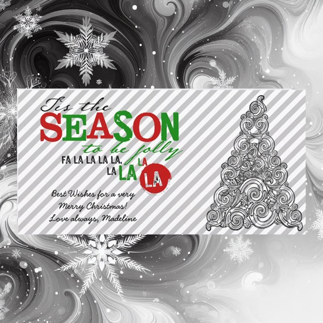 Este é o Cartão com fotos da temporada (Criador carregado)