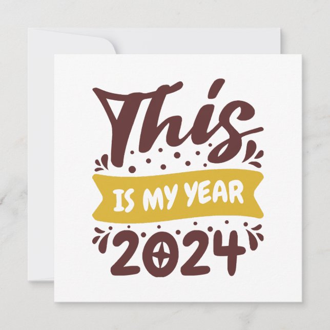 Este é o meu ano 2024 (Frente)