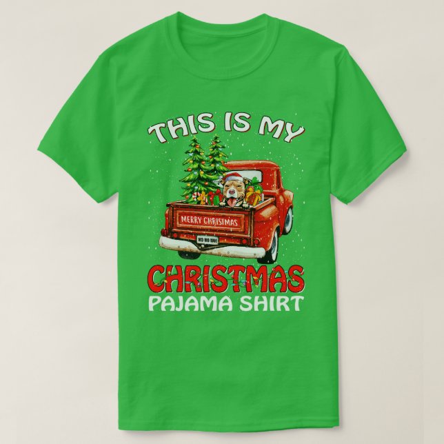 Este É O Meu Caminhão Da Camisa Do Pajama De Natal (Frente do Design)