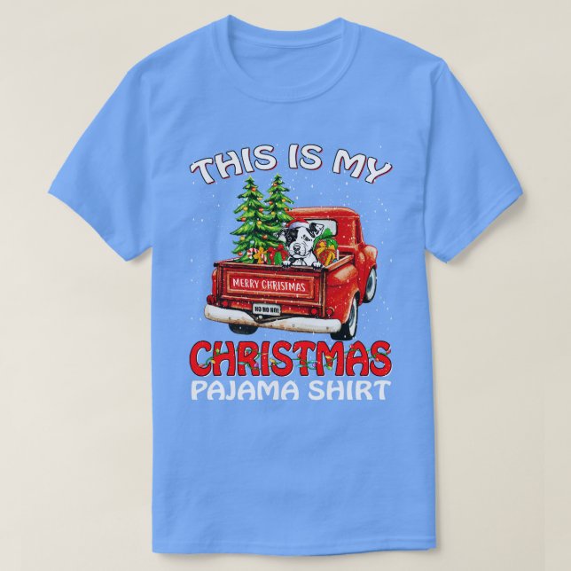 Este É O Meu Caminhão Da Camisa Do Pajama De Natal (Frente do Design)