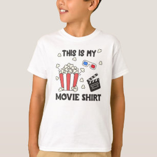 Este É O Meu Filme Camisa Cinema Pipoca Assistindo