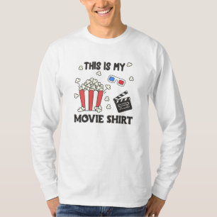 Este É O Meu Filme Camisa Cinema Pipoca Assistindo