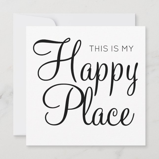 Este é o meu lugar feliz (Frente)