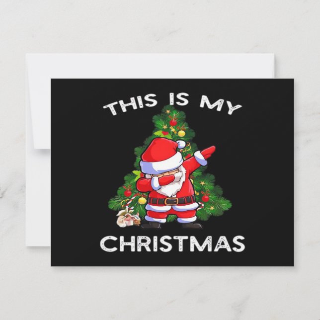 Este É O Meu Natal Divertido Papai Noel (Frente)