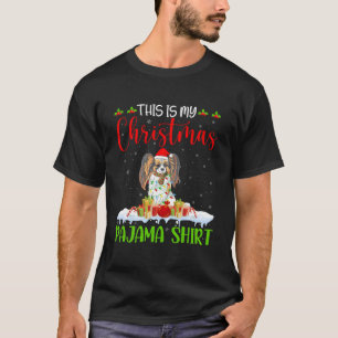 Este É O Meu Natal Pajama A Camisa Papillon Dog Xm