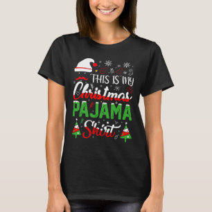Este É O Meu Natal Pajama A Camisa Xmas Natal P