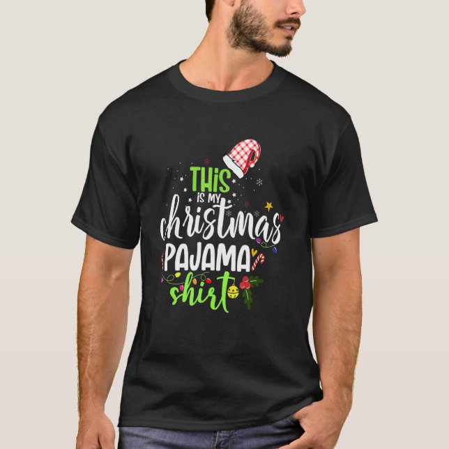 Este É O Meu Natal Pajama A Camisa Xmas Natal P (Frente)