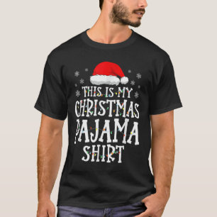 Este É O Meu Pajama De Natal A Camisa Engraçada Xm