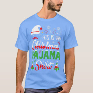 Este É O Meu Pajama De Natal A Camisa Xmas Família