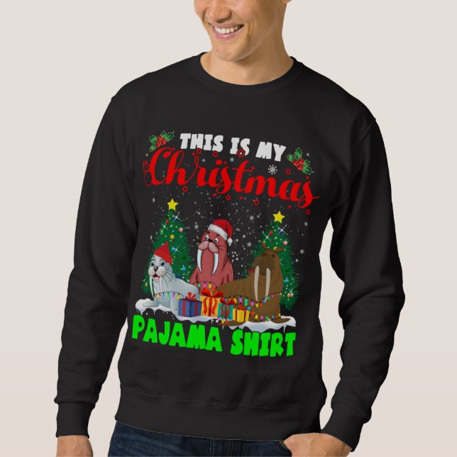 Este é o meu Papai noel de camisa do Pajama de Nat (Frente)