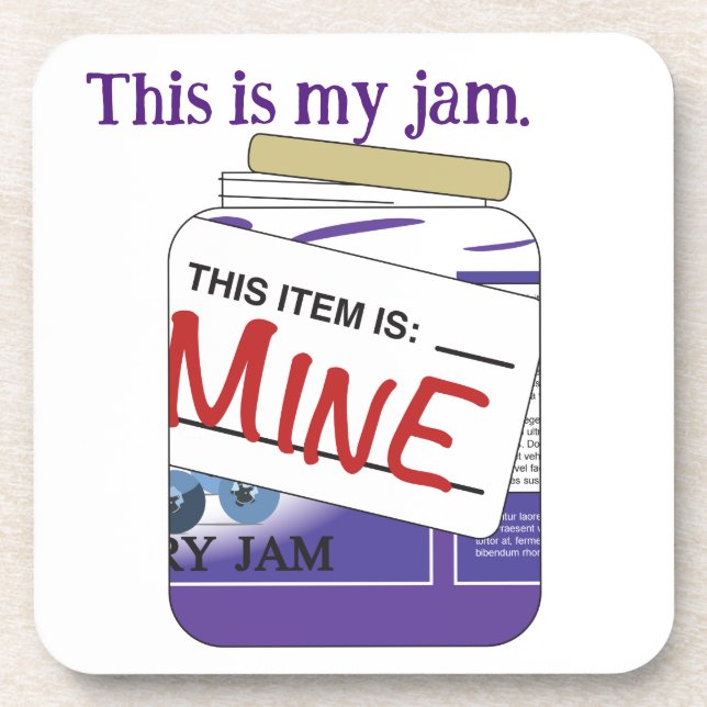 Este é o meu porta-copos de jam (Frente)