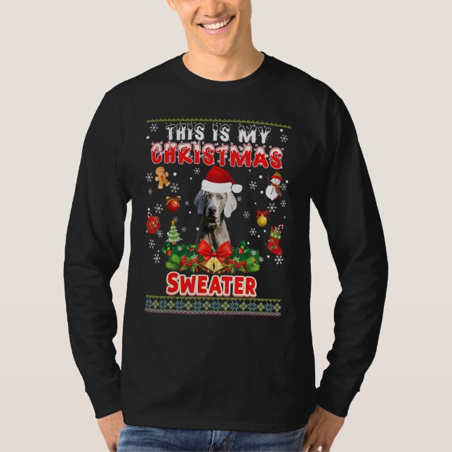 Este É O Meu Suéter De Natal, O Cachorro Ugly M (Frente)