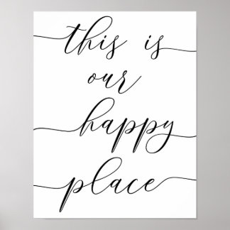 Este é o nosso Impressão de Lugar Feliz