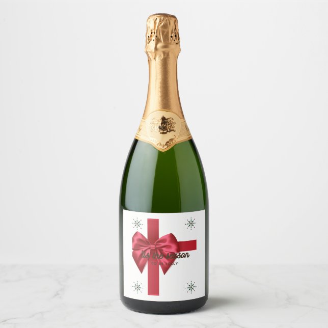 Este É O Rótulo Do Vinho De Espumante Vermelho Da  (Frente)