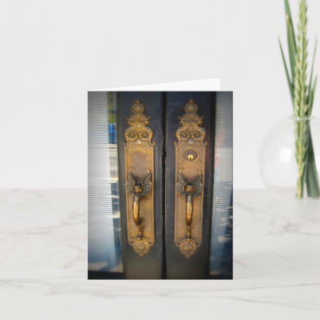 Este é San José CA: O bronze segura o cartão (Frente)